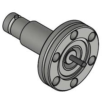 CF法蘭單端SHV-5同軸接頭