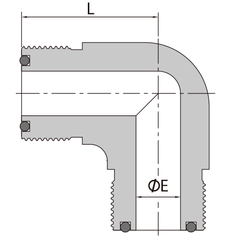 本體 90°彎頭